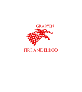 house stargaryen model negru pe tricou