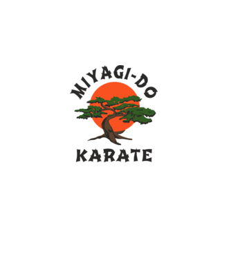 Miyagi-do karate cobra kai model alb pe tricou