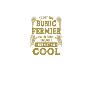 Sunt un bunic fermier, ca un bunic obișnuit, v model negru pe tricou