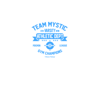 Mystic champions model negru pe tricou