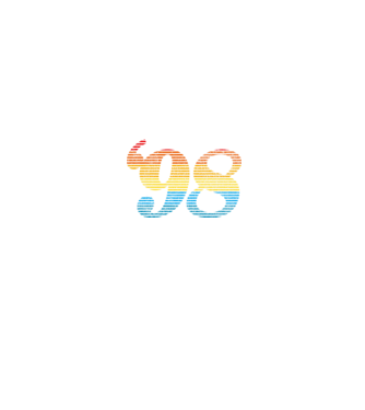 Retro Birthday 1998 model negru pe tricou