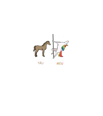 calul tău - calul meu model negru pe tricou