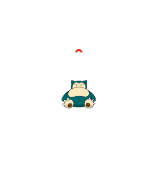 Keep Calm Snorlax model negru pe tricou