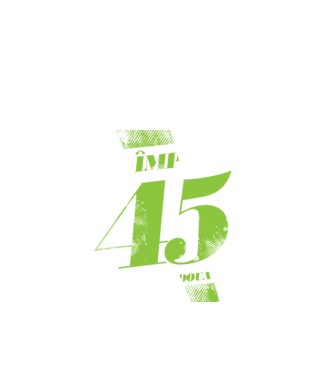 Am împlinit 45 ani pentru a doua oară model negru pe tricou