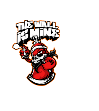 Graffiti model negru pe tricou