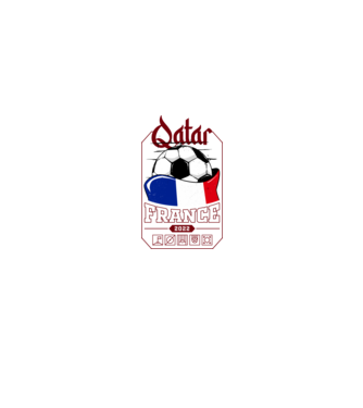 Qatar teams France model negru pe tricou