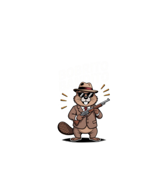 Bobrito Bandito model negru pe tricou