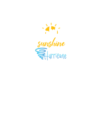 October Girls are Sunshine mixed with a little Hurricane model turcoaz pe tricou