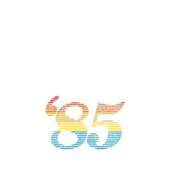 Retro Birthday 1985 model negru pe tricou