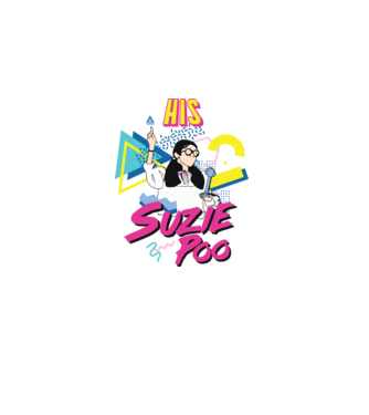 Stranger couple 80s retro Suzie model alb pe tricou