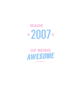 Made in - 2007 model roșu pe tricou