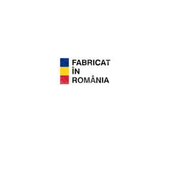 Fabricat în România model negru pe tricou