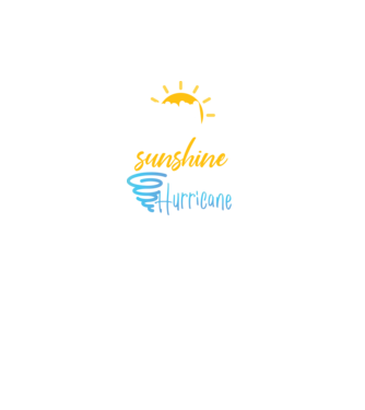 January Girls are Sunshine mixed with a little Hurricane model turcoaz pe tricou