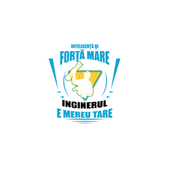 Inteligență și forță mare, inginerul e mereu tare model negru pe tricou