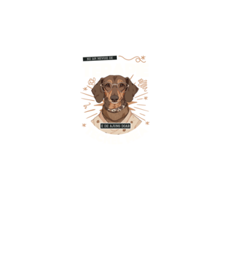 Nu am nevoie de terapie e de ajuns doar teckel mea model negru pe tricou