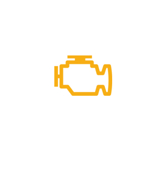 check engine model negru pe tricou