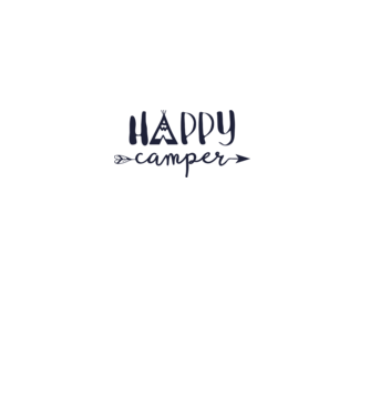 Camper tepee model alb pe tricou