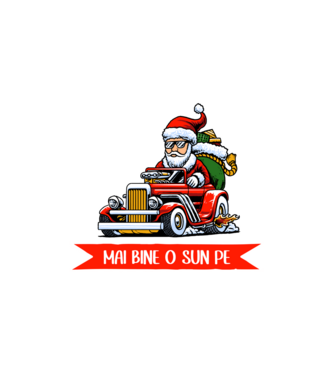Să-l lăsăm pe Moș Nicolae, mai bine o sun pe bunica! model alb pe tricou