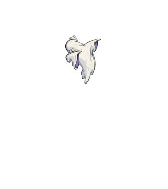 Dab ghost model negru pe tricou