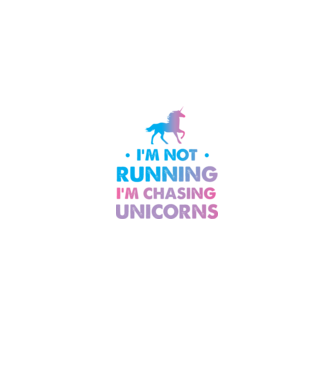 Unicorn Alergare model alb pe tricou