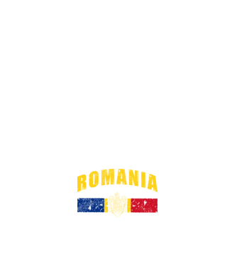 Romania coat of arms model alb pe tricou