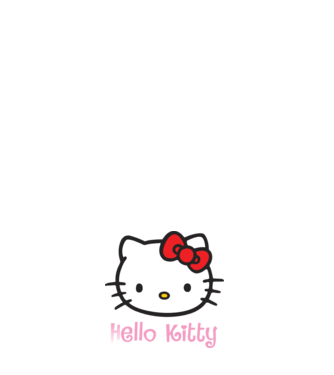 Hello Kitty model alb pe tricou