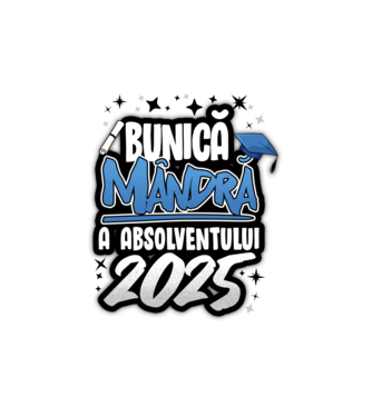 Bunică MÂNDRĂ a absolventului model nisipiu pe tricou