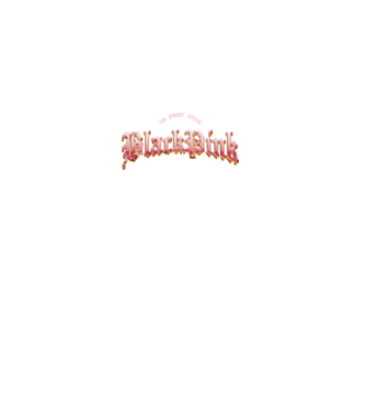 BLACPINK in your area model negru pe tricou