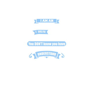 I am an accountant I solve problems model negru pe tricou