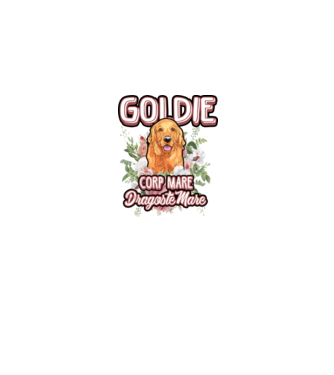 Goldie picioare mici dragoste mare model gri pe tricou