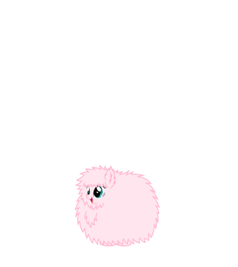 Fluffle Puff model alb pe tricou