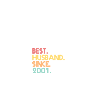 best husband since 2001 retro model albastru jeanși pe tricou