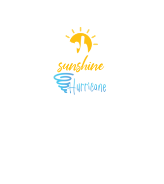 March Girls are Sunshine mixed with a little Hurricane model negru pe tricou