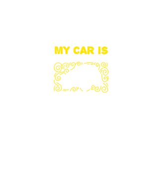 My car is older than me and I love it model negru pe tricou