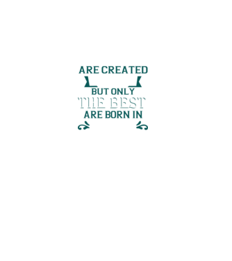 All men created equal but only the beat are born in july model verde pe tricou