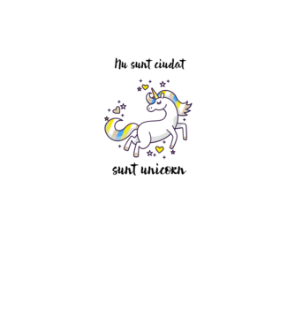 Nu sunt ciudat - sunt unicorn model turcoaz pe tricou