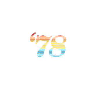 Retro Birthday 1978 model negru pe tricou