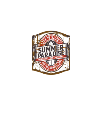 Summer Paradise model  pe tricou