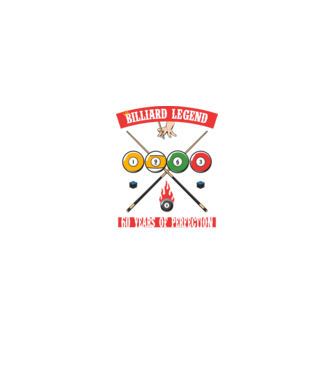 Billiard legend born in 1963 model negru pe tricou