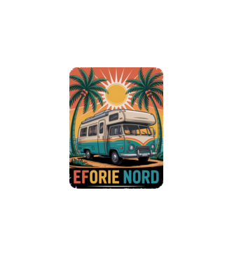 Eforie Nord model alb pe tricou