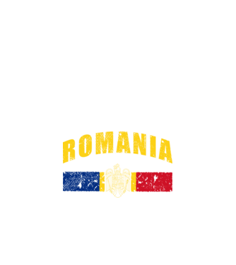 Romania coat of arms model negru pe tricou