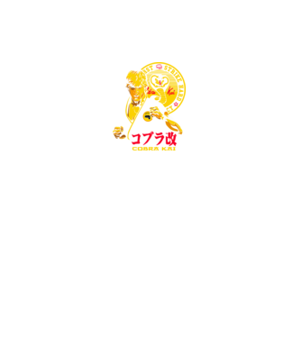 cobra kai poster model negru pe tricou
