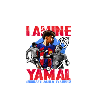 Yamal tribute model alb pe tricou