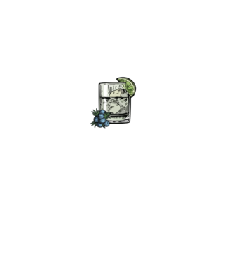 Let the fun be gin model negru pe tricou