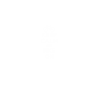 Keep calm and bike on model negru pe tricou