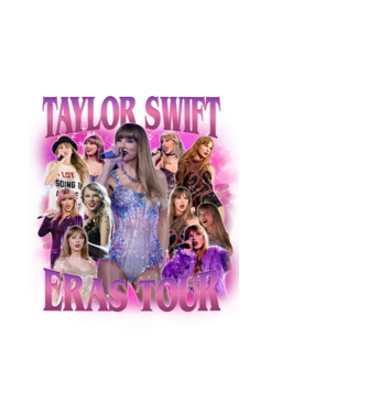 Taylor Swift ERAS bootleg 01 model negru pe tricou