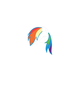 Rainbow Dash model turcoaz pe tricou