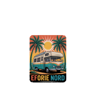 Eforie Nord model alb pe tricou