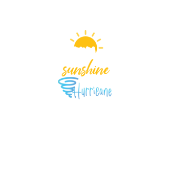 February Girls are Sunshine mixed with a little Hurricane model negru pe tricou