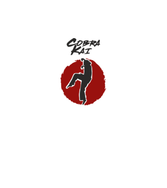 cobra kai larusso model alb pe tricou
